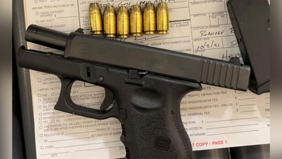 Man faces weapon charges after authorities discovered a handgun and ammo in his luggage