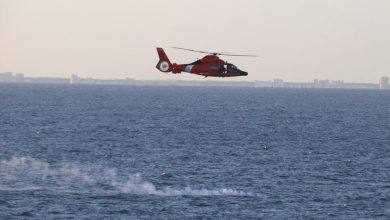 Chinese spy balloon case: U.S. Navy personnel seen on Sunday recovering the remains of the balloon in the Atlantic Ocean