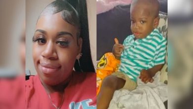 Mother became frustrated with her 3-year-old blind son because he refused to eat, so she beat the boy with a belt and fatally kicked him in the chest before putting his dead body in the refrigerator; sentenced