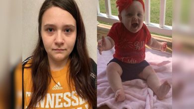 Mother dumped her 1-year-old daughter in garbage while alive after wrapping her in foil and blanket and then claimed she died in co-sleeping accident; pleads not guilty