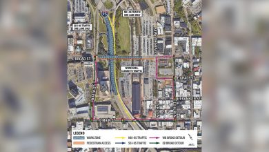 Weekend road closures planned for East Broad Street over I-95 in Richmond