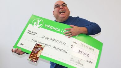 Virginia Lottery’s Cash Fever game pays out first 0,000 prize to Arlington resident