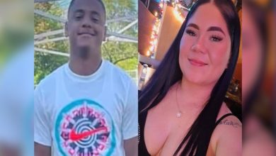 “She was just enraged;” 31-year-old woman grabbed a knife after her 20-year-old boyfriend strangled her in front of her teen son and fatally stabbed him in the chest; arrested