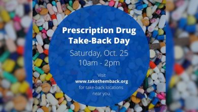 Multiple drop-off sites available for safe disposal of unused medications during Prescription Drug Take-Back Day on October 25