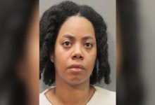 23-year-old woman “held the knife firm” into the body of an 84-year-old woman she was tasked to care for for 16 minutes and repeatedly whispered in her ear to succumb; charged