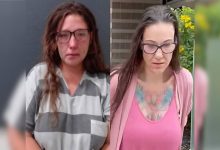Mother and grandmother of 2-year-old girl, found wandering wearing only a dress during low temperatures in the early morning hours, were arrested after cops discover unsafe living conditions